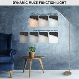 O&S Free Standing LED Floor Lamp , 3 Colour Temperatures & Dimmable Brightness - Packed Direct UK
