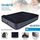 Premium Queen Size Inflatable Blow Up Air Bed Mattress for Adults Portable Home - Packed Direct UK