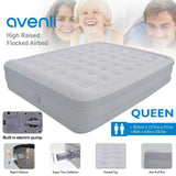 Queen Size Self Inflating Inflatable Portable AirBed Mattress with Built In Pump - Packed Direct UK