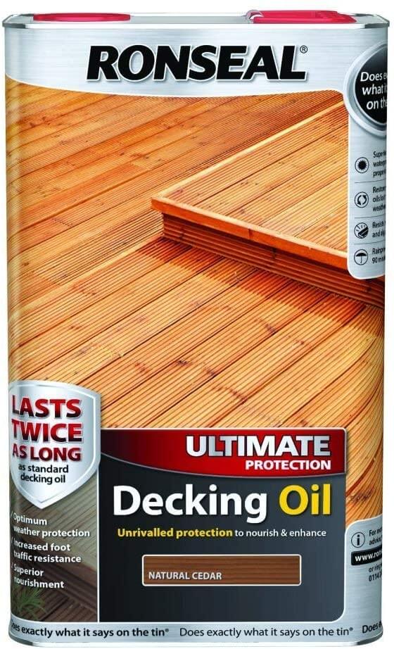 Ronseal Ultimate Protection Decking Oil 5L - Packed Direct UK
