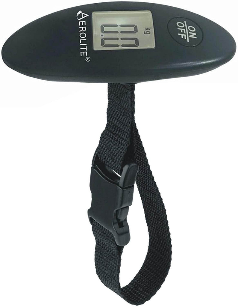 Ryanair 55x40x20cm Trolley Bag & Luggage Scales (Black + Scale) - Packed Direct UK