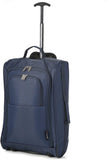Set of 6 - Ryanair Cabin Approved 35x20x20 & Second 55x40x20 Trolley Bag Luggage Set - Carry Both - Packed Direct UK