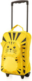 Small Childrens Kids Luggage Carry on Suitcase Travel Trolley and Backpack Set (Tiger Trolley/Backpack) - Packed Direct UK