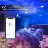 Smart LED Starry Sky & Nebular Cloud Projector for Bedroom Night Light Living Room Ambiance with Alexa Google Home Bluetooth WiFi App Control & Timer - Packed Direct UK