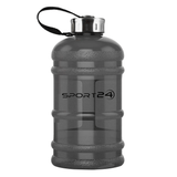 Sport24 2.2 Ltr Black Water Bottle, Stay Hydrated on the Go - Packed Direct UK