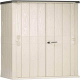 Toomax XL Outdoor Garden Storage Shed Box - 130 x 76 x 206 cm - 1670 Litres - Packed Direct UK