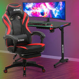 XTREME Gaming Desk and Gaming Chair Bundle, 43" Premium Carbon Fibre Effect Gaming Desk, Ergonomic Gaming Desk Chair - Packed Direct UK