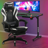 XTREME Gaming Desk and Gaming Chair Bundle, 43" Premium Carbon Fibre Effect Gaming Desk, Ergonomic Gaming Desk Chair - Packed Direct UK